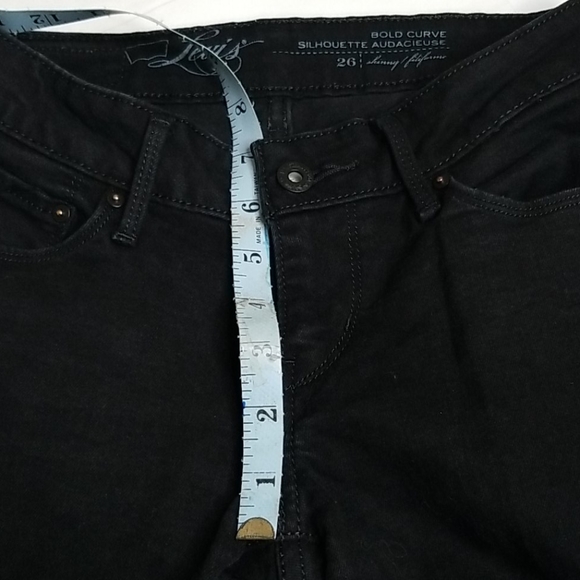 Levis skinny bold curve stretch black jeans - Picture 11 of 11